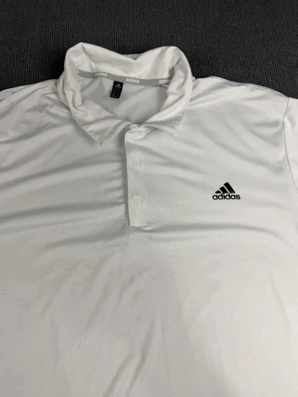 Adidas Mens White Golf Polo Shirt 3XL